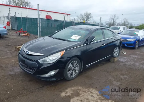 2015 Hyundai Sonata Hybrid Limited z USA, uszkodzony, nr VIN KMHEC4A47FA129311